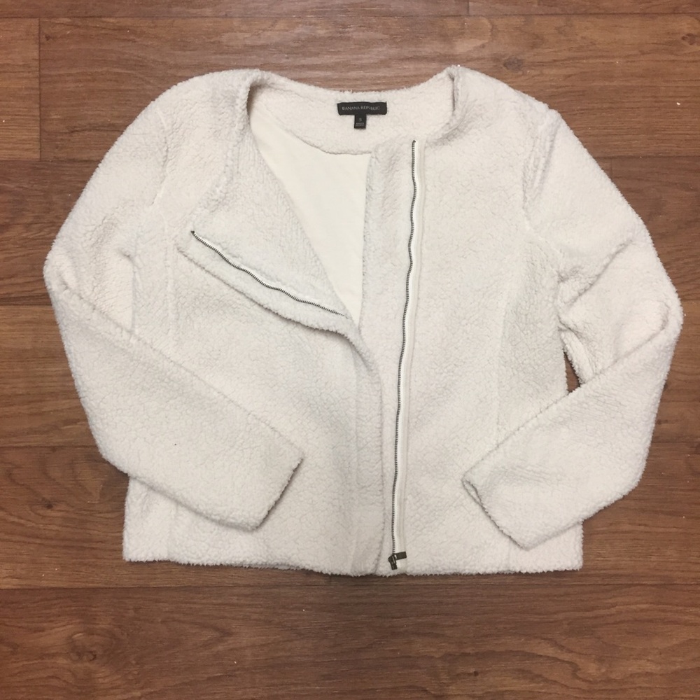 Banana Republic Cozy Teddy Bear Jacket